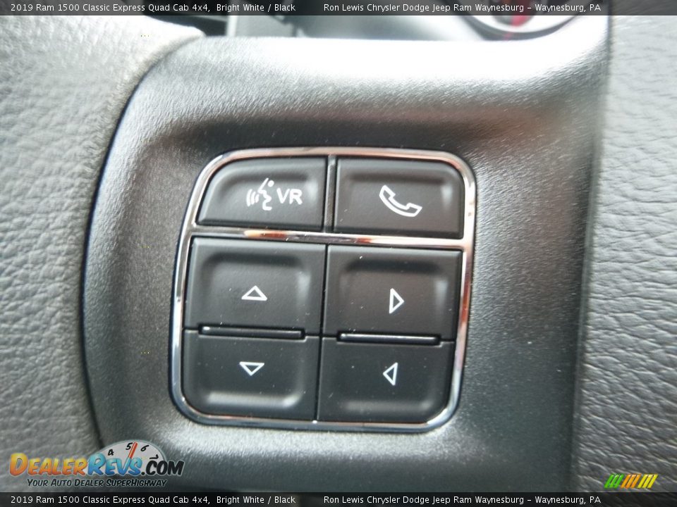 2019 Ram 1500 Classic Express Quad Cab 4x4 Bright White / Black Photo #19