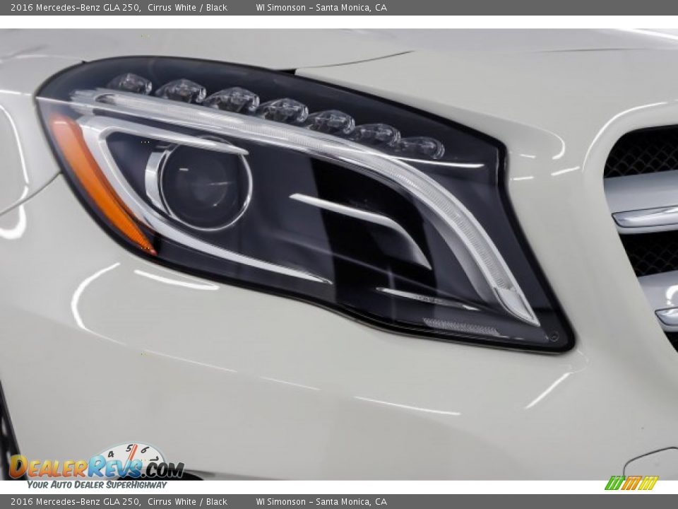 2016 Mercedes-Benz GLA 250 Cirrus White / Black Photo #3
