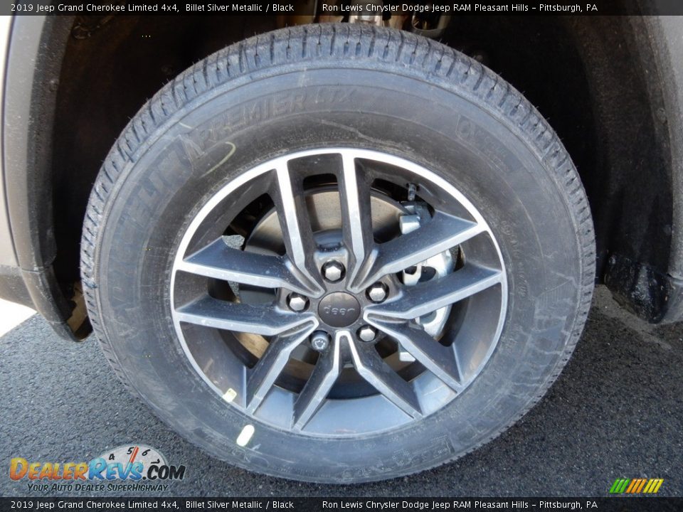 2019 Jeep Grand Cherokee Limited 4x4 Billet Silver Metallic / Black Photo #10
