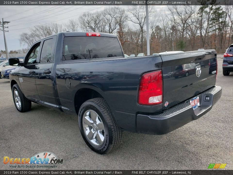 2019 Ram 1500 Classic Express Quad Cab 4x4 Brilliant Black Crystal Pearl / Black Photo #4