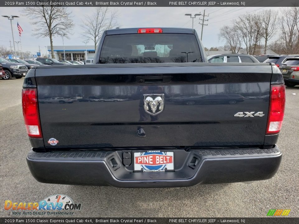 2019 Ram 1500 Classic Express Quad Cab 4x4 Brilliant Black Crystal Pearl / Black Photo #5