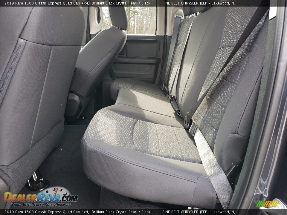 2019 Ram 1500 Classic Express Quad Cab 4x4 Brilliant Black Crystal Pearl / Black Photo #6