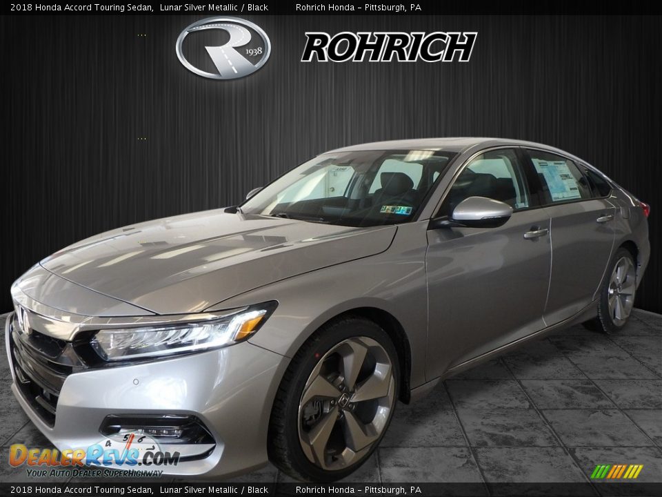 2018 Honda Accord Touring Sedan Lunar Silver Metallic / Black Photo #4