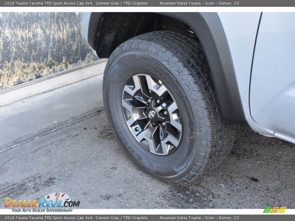2019 Toyota Tacoma TRD Sport Access Cab 4x4 Cement Gray / TRD Graphite Photo #32