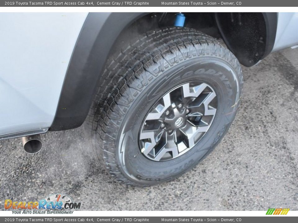 2019 Toyota Tacoma TRD Sport Access Cab 4x4 Cement Gray / TRD Graphite Photo #34