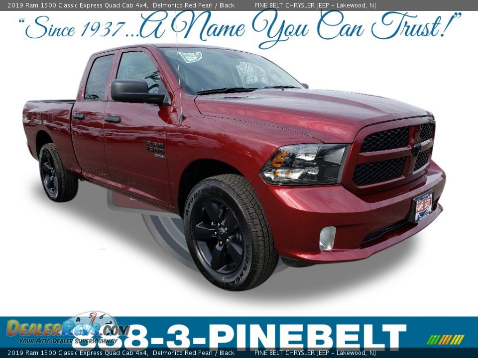 2019 Ram 1500 Classic Express Quad Cab 4x4 Delmonico Red Pearl / Black Photo #1