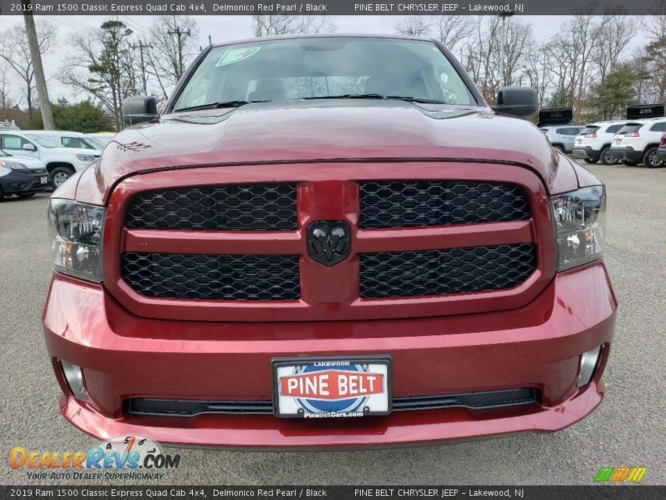 2019 Ram 1500 Classic Express Quad Cab 4x4 Delmonico Red Pearl / Black Photo #2