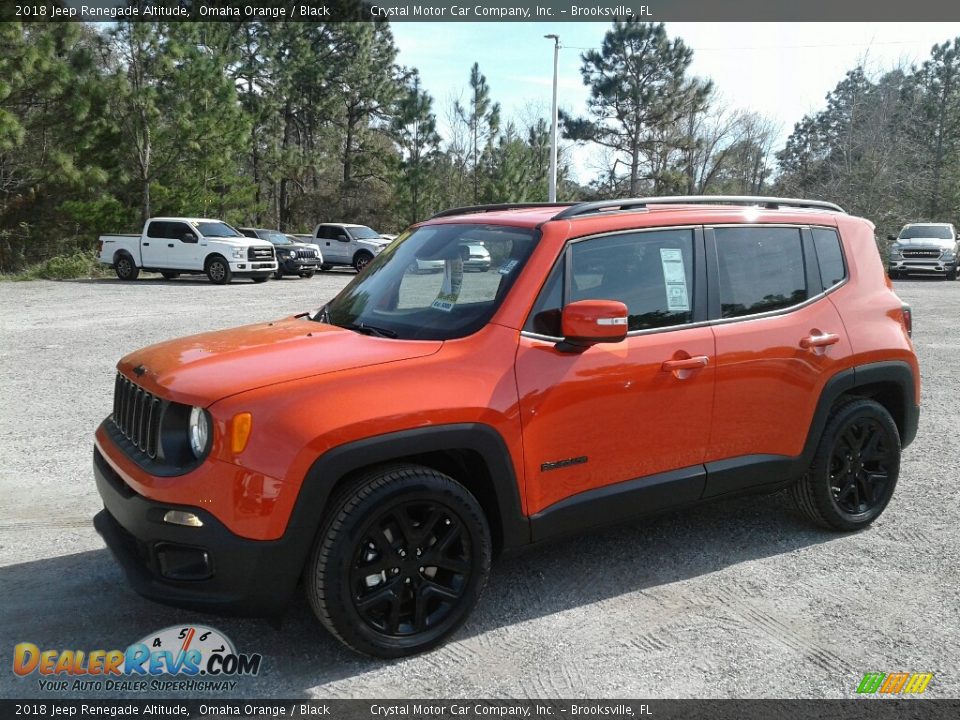 2018 Jeep Renegade Altitude Omaha Orange / Black Photo #1