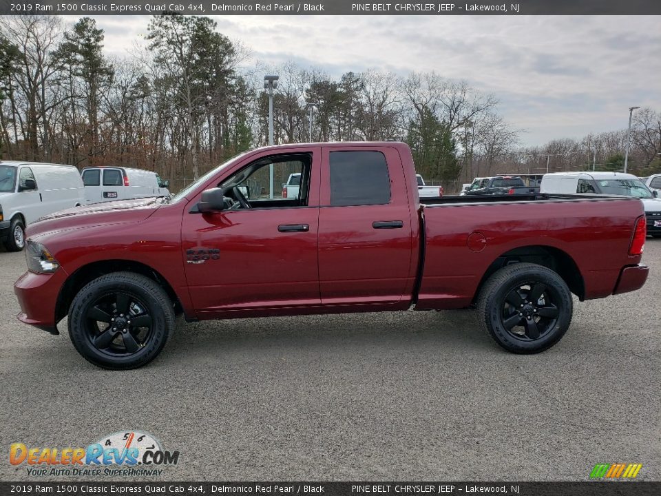 2019 Ram 1500 Classic Express Quad Cab 4x4 Delmonico Red Pearl / Black Photo #3