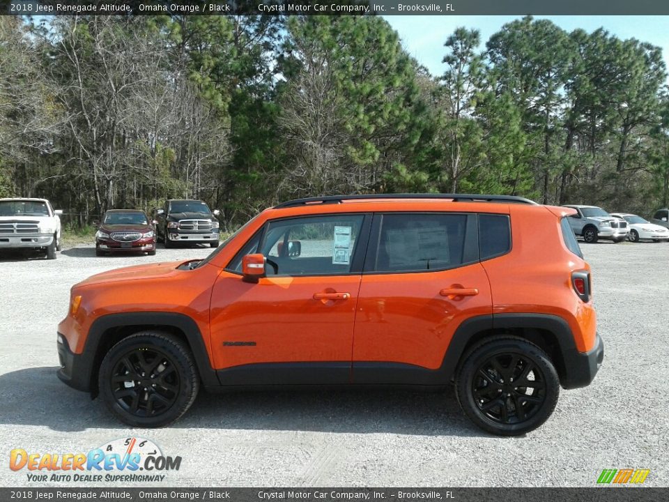 2018 Jeep Renegade Altitude Omaha Orange / Black Photo #2