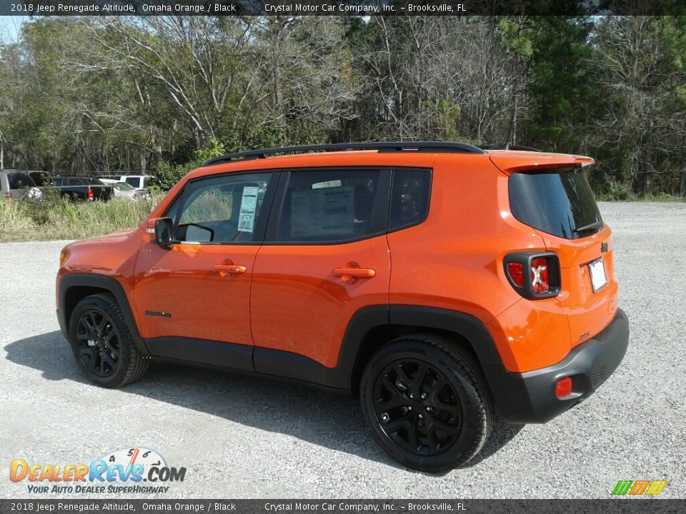 2018 Jeep Renegade Altitude Omaha Orange / Black Photo #3