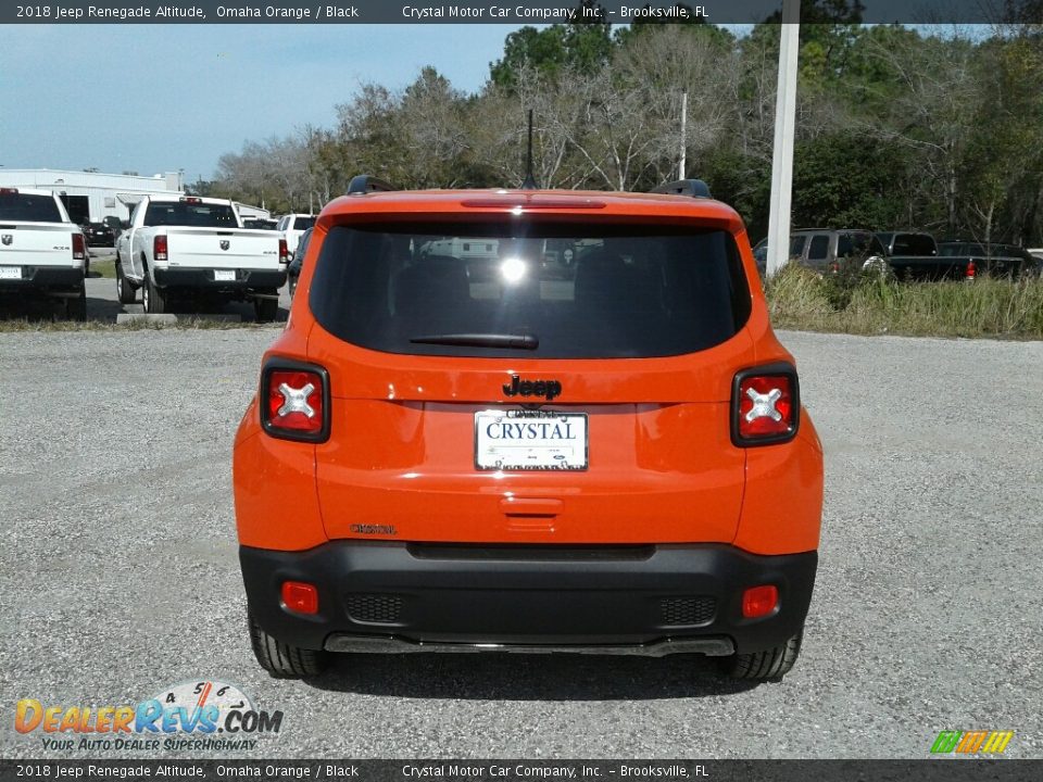 2018 Jeep Renegade Altitude Omaha Orange / Black Photo #4