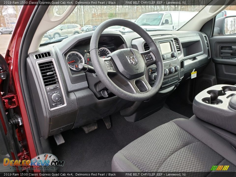 2019 Ram 1500 Classic Express Quad Cab 4x4 Delmonico Red Pearl / Black Photo #7