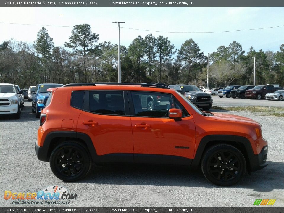 2018 Jeep Renegade Altitude Omaha Orange / Black Photo #6
