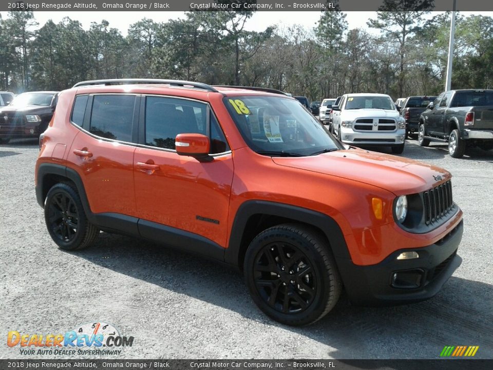 2018 Jeep Renegade Altitude Omaha Orange / Black Photo #7