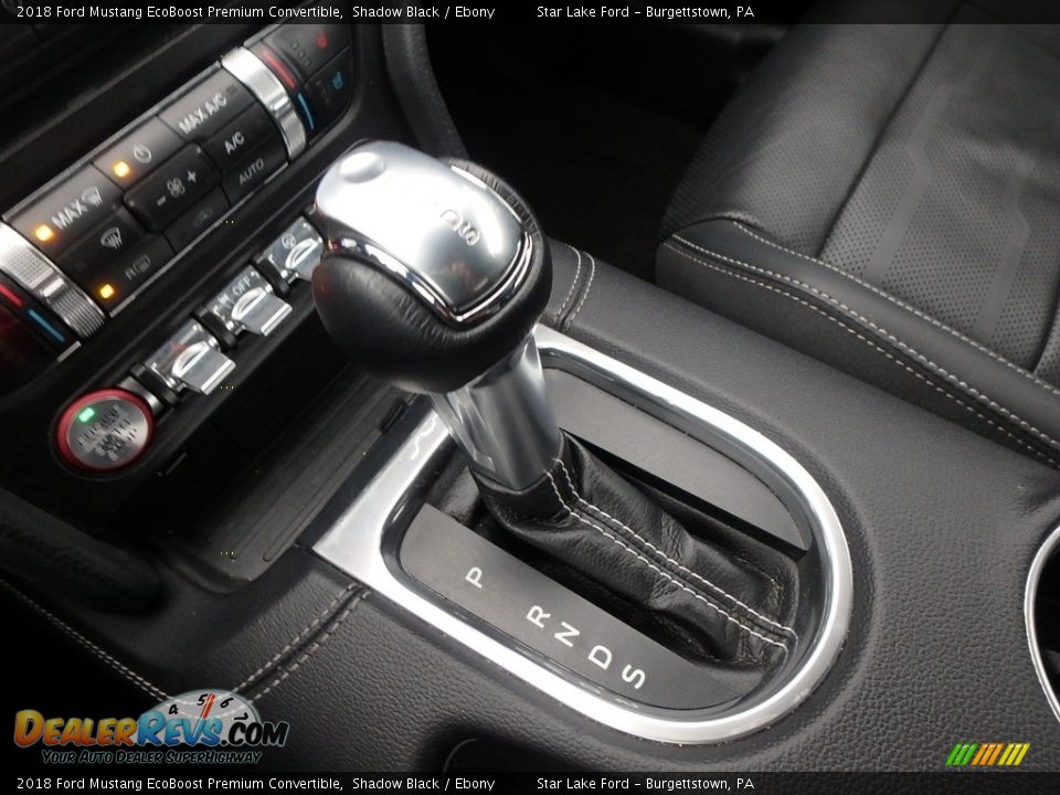 2018 Ford Mustang EcoBoost Premium Convertible Shifter Photo #19