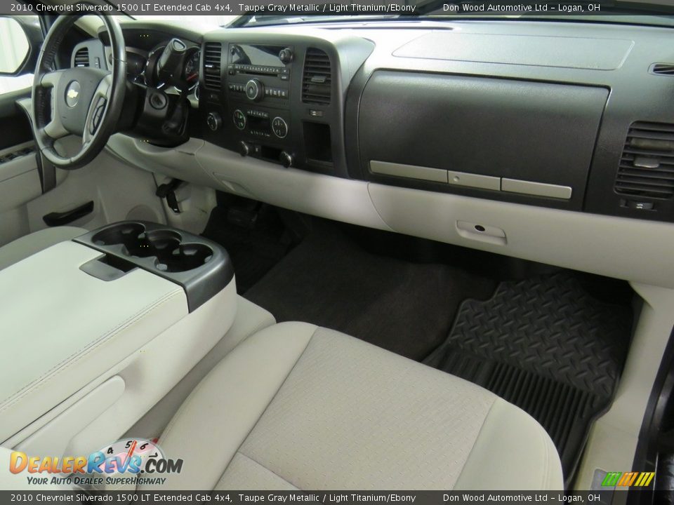 2010 Chevrolet Silverado 1500 LT Extended Cab 4x4 Taupe Gray Metallic / Light Titanium/Ebony Photo #27