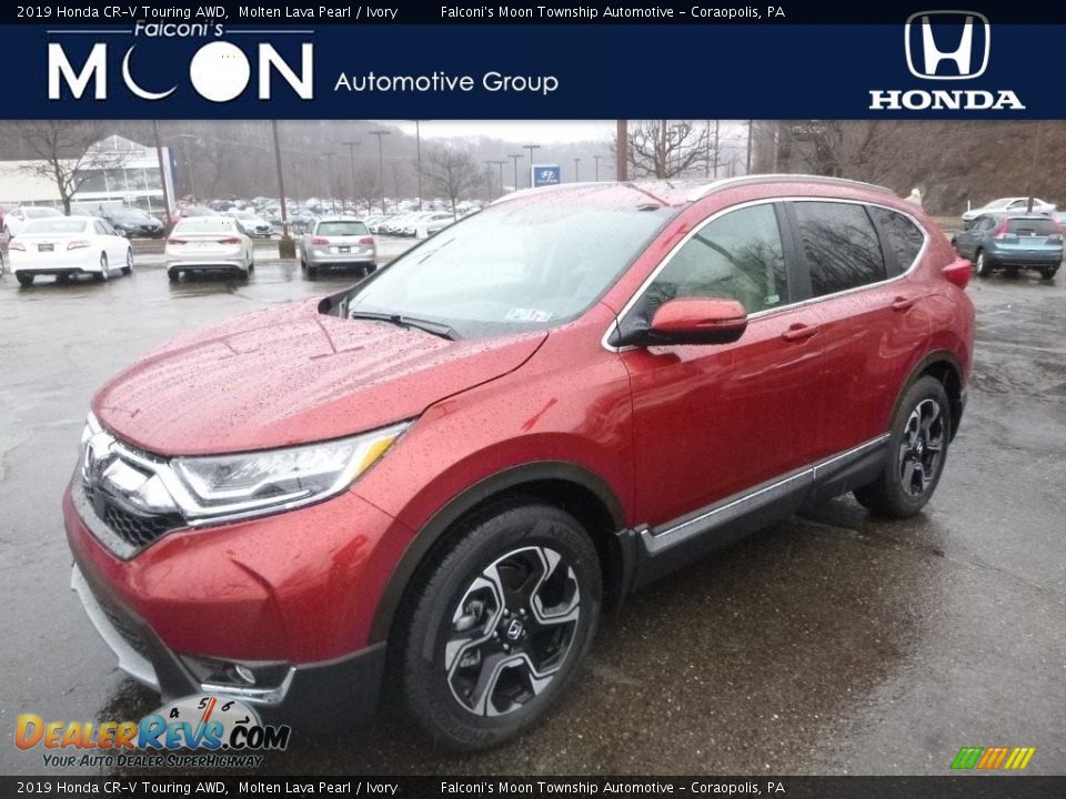 2019 Honda CR-V Touring AWD Molten Lava Pearl / Ivory Photo #1