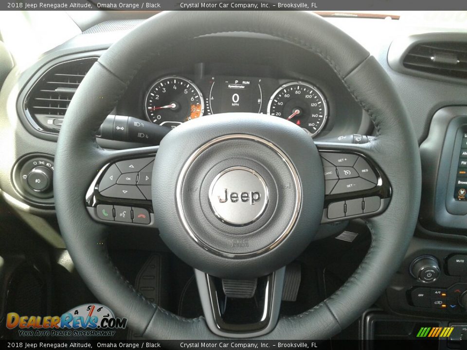 2018 Jeep Renegade Altitude Omaha Orange / Black Photo #14