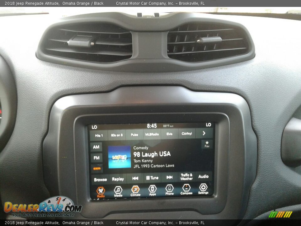 2018 Jeep Renegade Altitude Omaha Orange / Black Photo #15