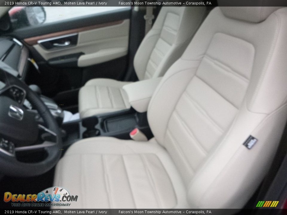 2019 Honda CR-V Touring AWD Molten Lava Pearl / Ivory Photo #8