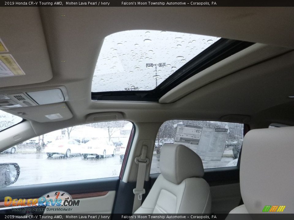2019 Honda CR-V Touring AWD Molten Lava Pearl / Ivory Photo #13