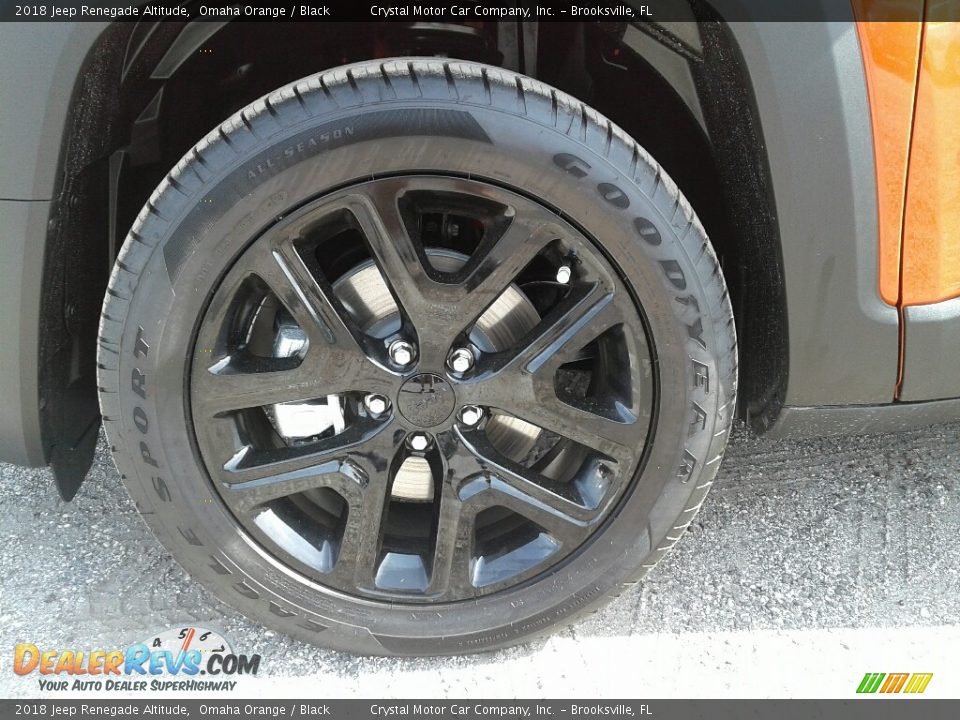 2018 Jeep Renegade Altitude Omaha Orange / Black Photo #20
