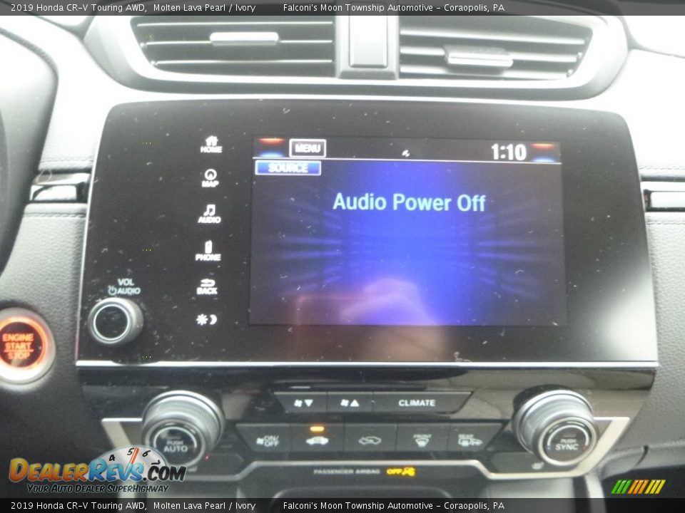 2019 Honda CR-V Touring AWD Molten Lava Pearl / Ivory Photo #14