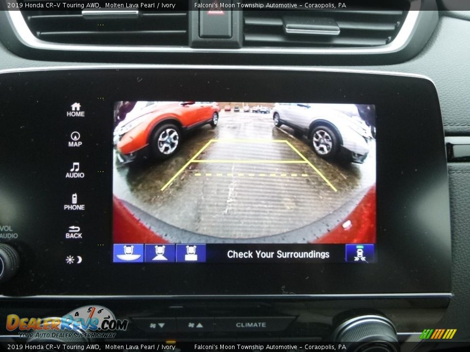 2019 Honda CR-V Touring AWD Molten Lava Pearl / Ivory Photo #15