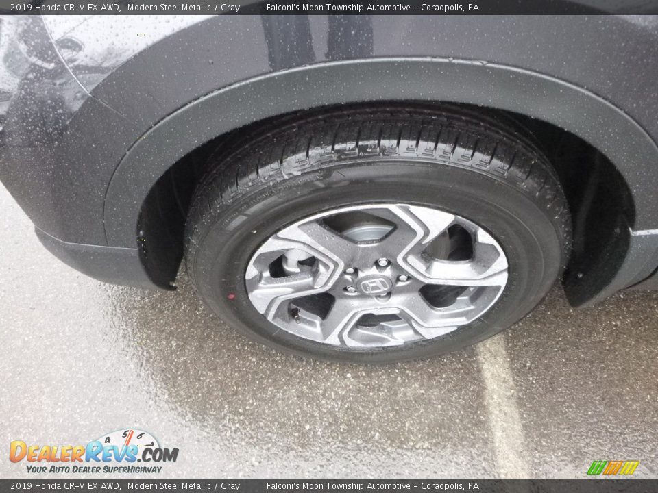 2019 Honda CR-V EX AWD Modern Steel Metallic / Gray Photo #2