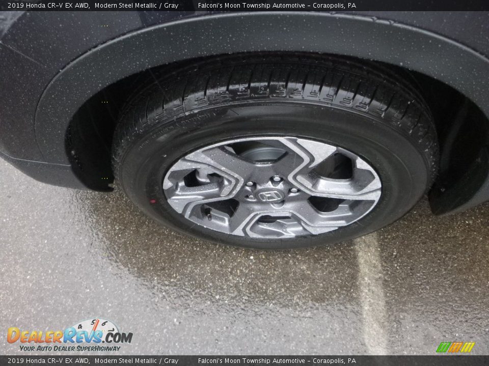 2019 Honda CR-V EX AWD Modern Steel Metallic / Gray Photo #8