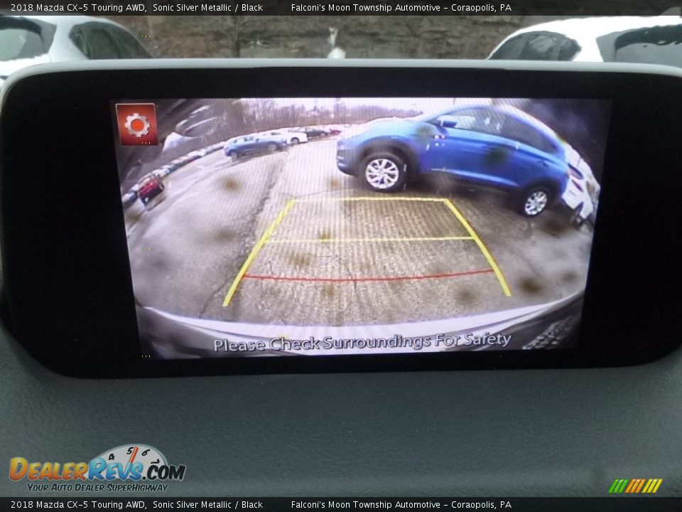 2018 Mazda CX-5 Touring AWD Sonic Silver Metallic / Black Photo #14