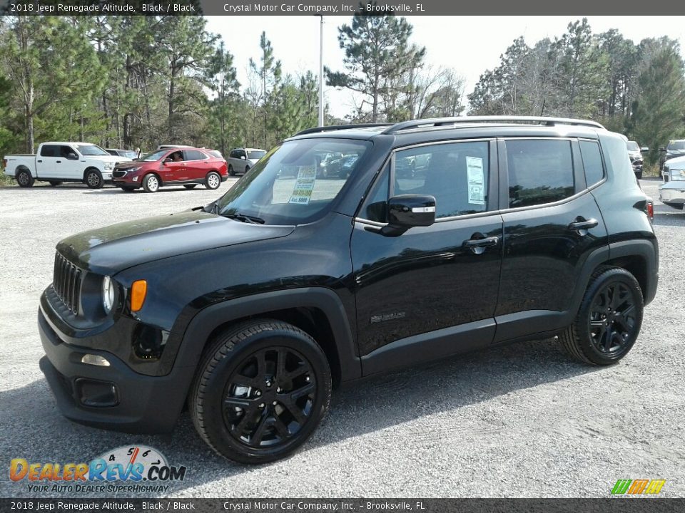 2018 Jeep Renegade Altitude Black / Black Photo #1