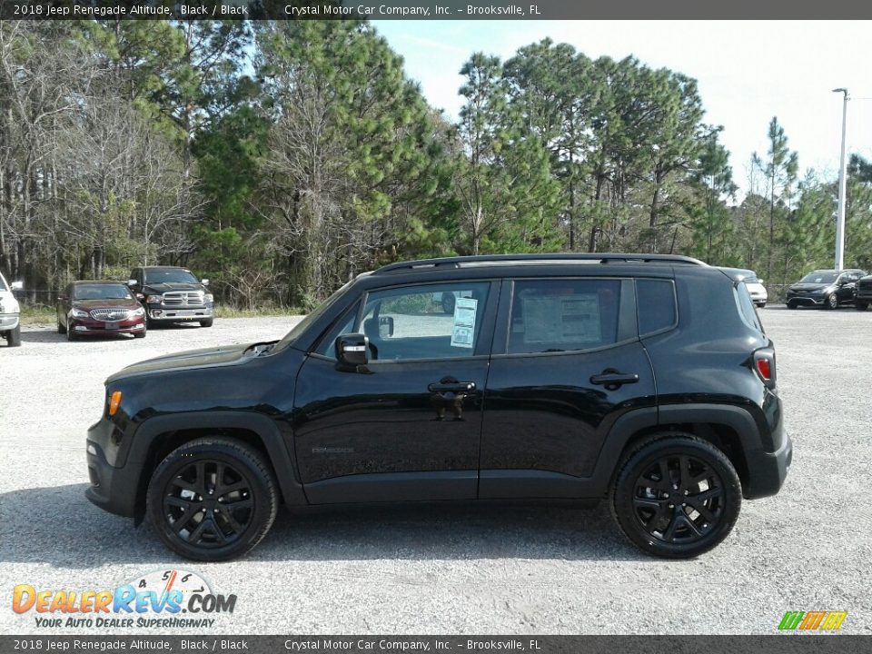 2018 Jeep Renegade Altitude Black / Black Photo #2