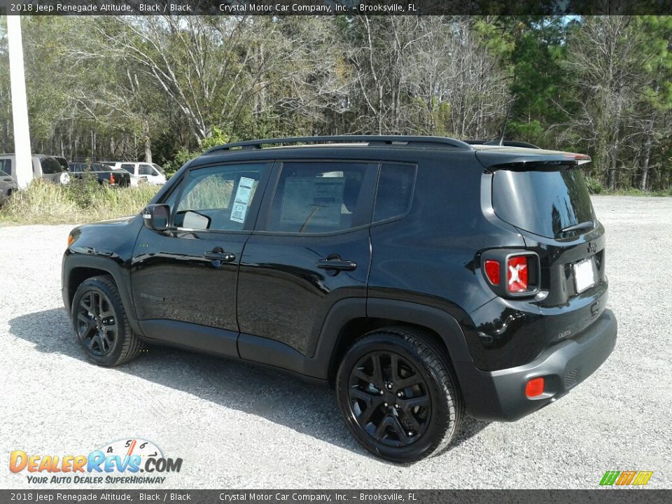 2018 Jeep Renegade Altitude Black / Black Photo #3