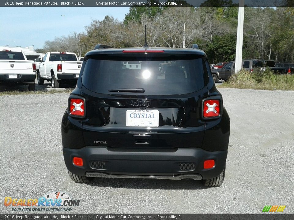2018 Jeep Renegade Altitude Black / Black Photo #4