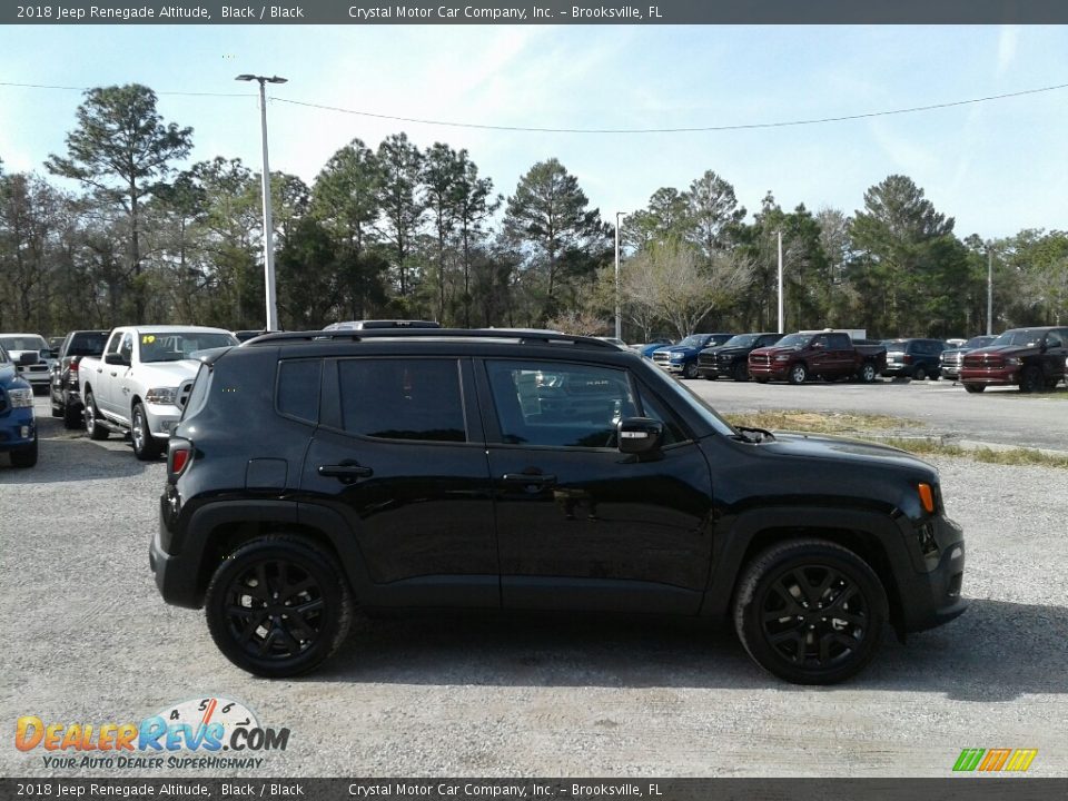 2018 Jeep Renegade Altitude Black / Black Photo #6
