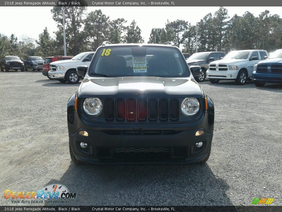 2018 Jeep Renegade Altitude Black / Black Photo #8