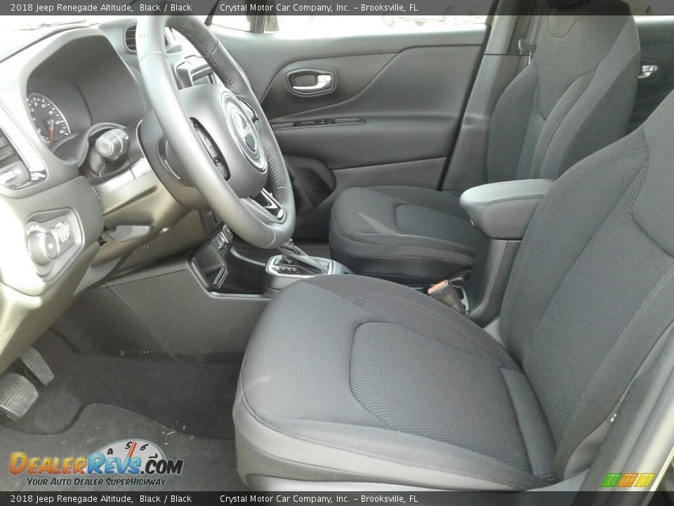 2018 Jeep Renegade Altitude Black / Black Photo #9
