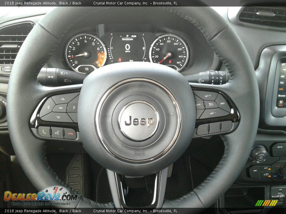 2018 Jeep Renegade Altitude Black / Black Photo #14