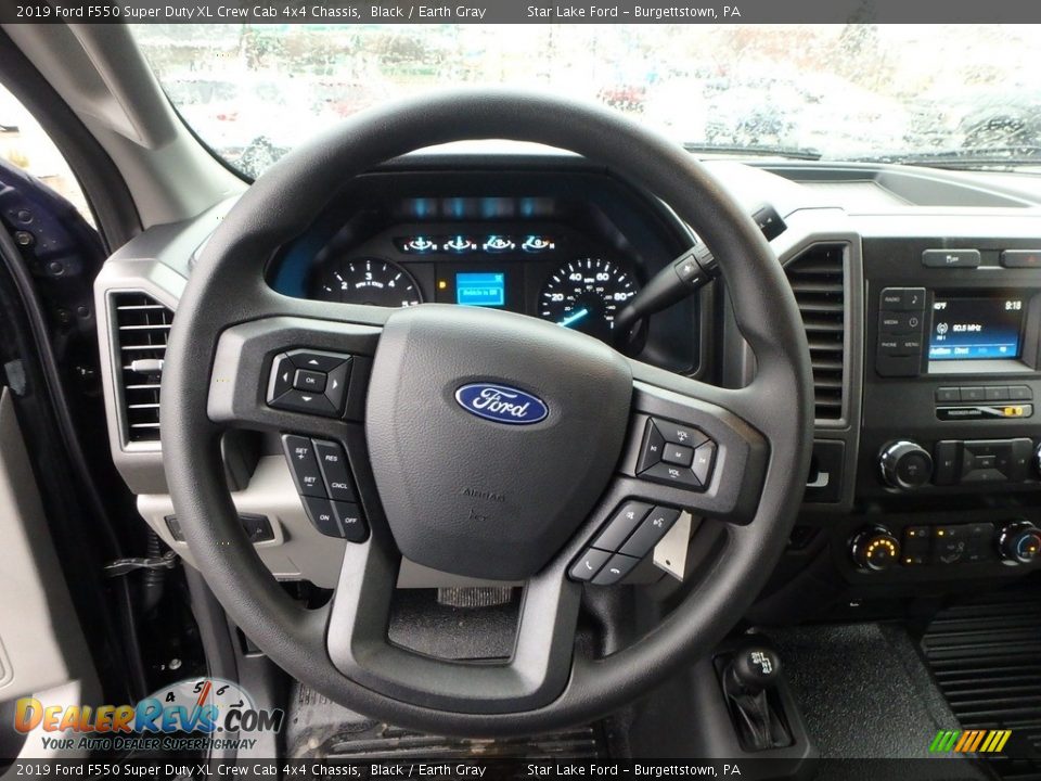 2019 Ford F550 Super Duty XL Crew Cab 4x4 Chassis Steering Wheel Photo #16