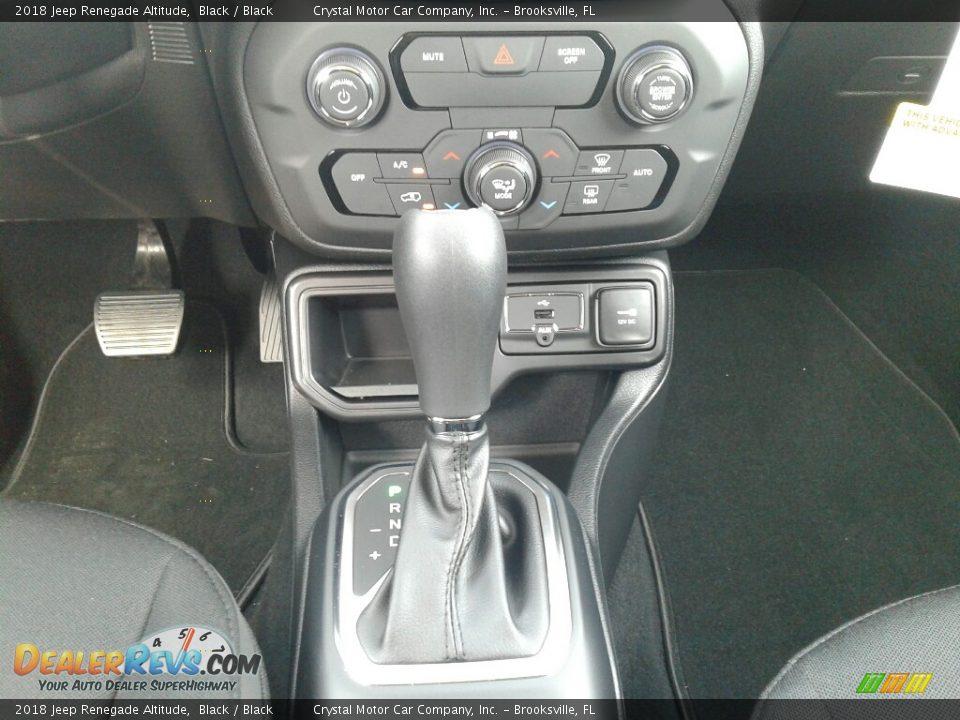2018 Jeep Renegade Altitude Black / Black Photo #16