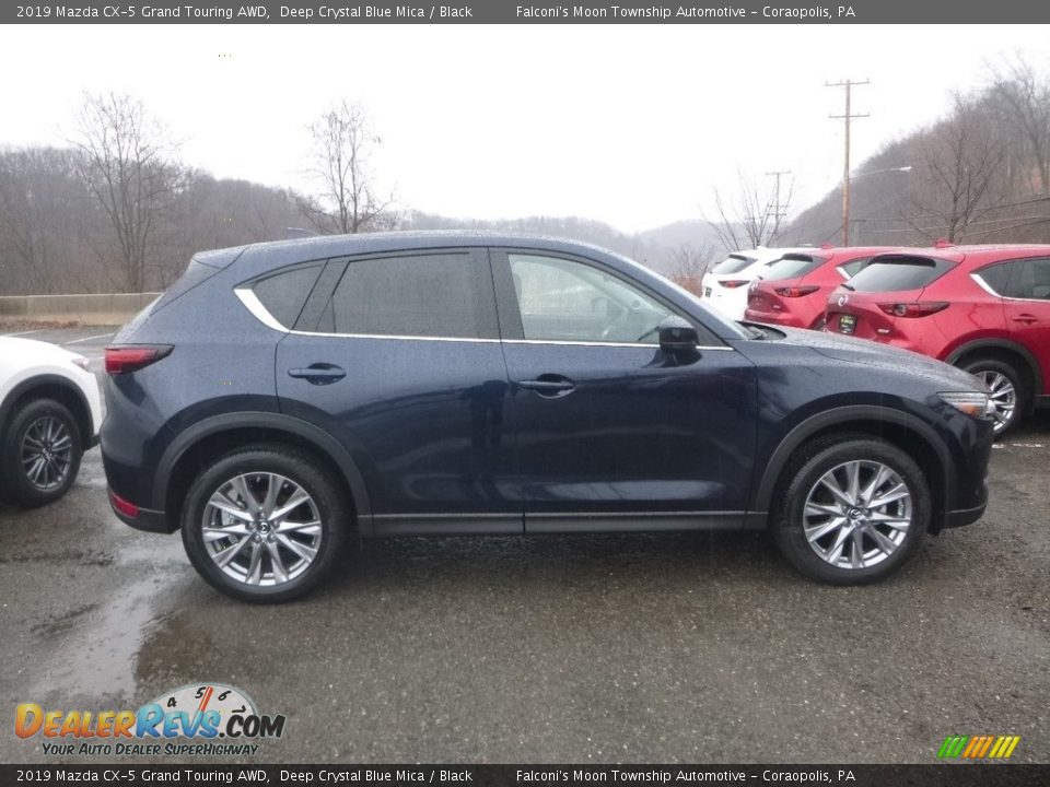 2019 Mazda CX-5 Grand Touring AWD Deep Crystal Blue Mica / Black Photo #1