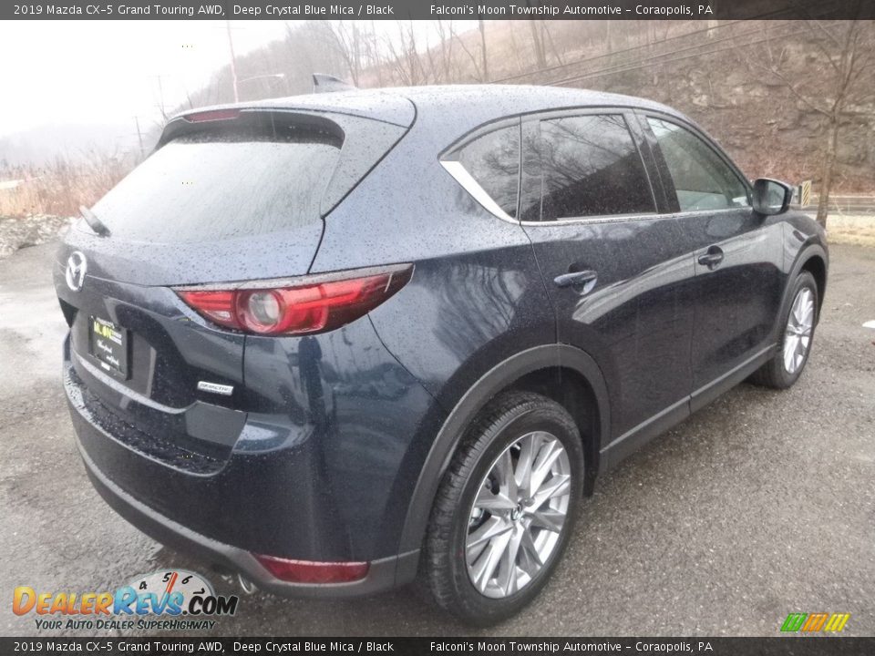 2019 Mazda CX-5 Grand Touring AWD Deep Crystal Blue Mica / Black Photo #2