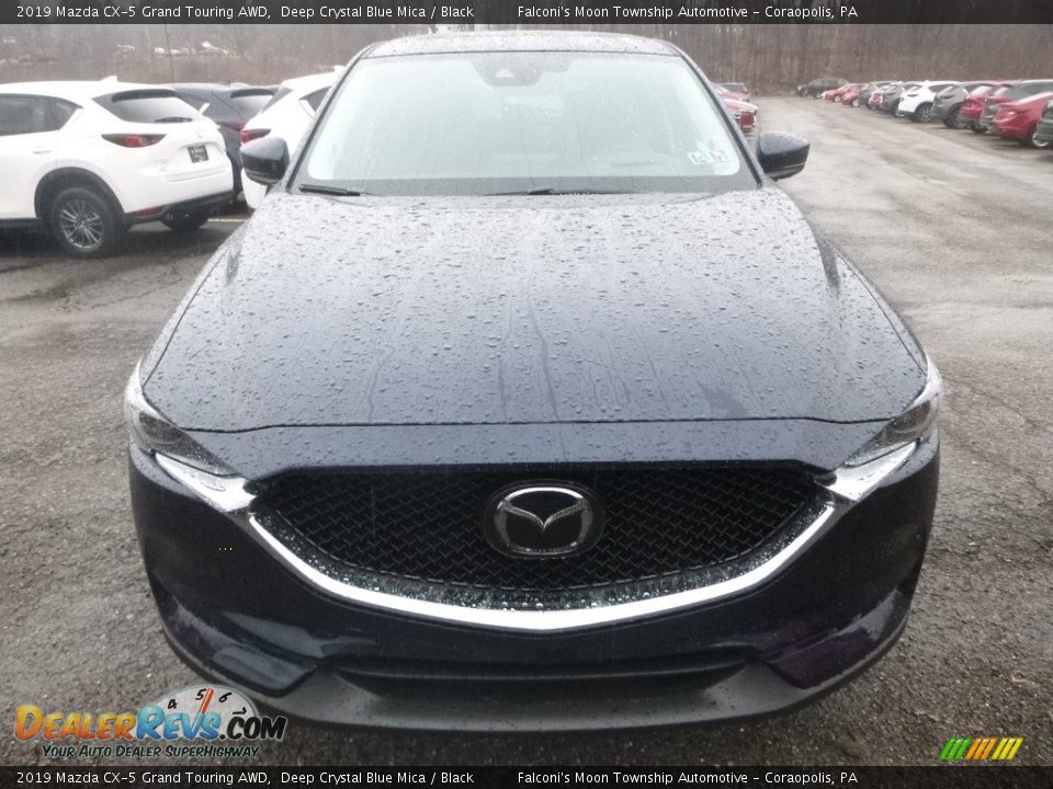 2019 Mazda CX-5 Grand Touring AWD Deep Crystal Blue Mica / Black Photo #4