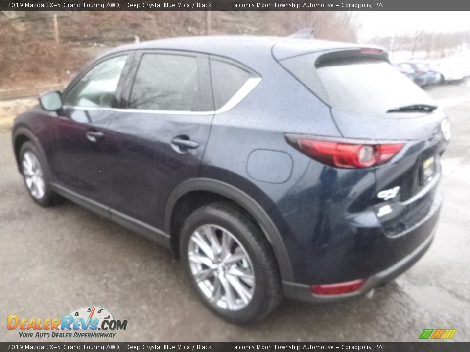 2019 Mazda CX-5 Grand Touring AWD Deep Crystal Blue Mica / Black Photo #6