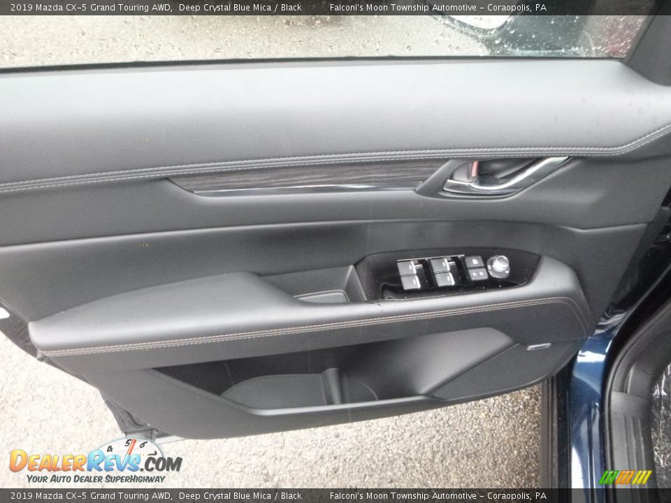 2019 Mazda CX-5 Grand Touring AWD Deep Crystal Blue Mica / Black Photo #9
