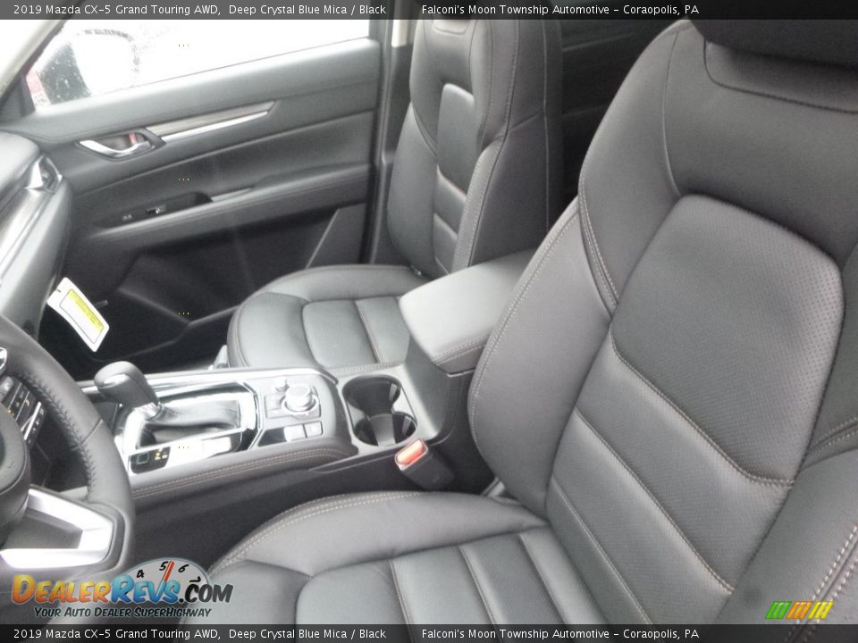2019 Mazda CX-5 Grand Touring AWD Deep Crystal Blue Mica / Black Photo #10