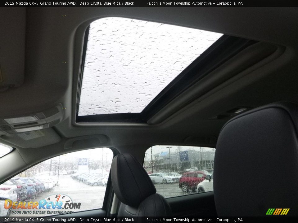 2019 Mazda CX-5 Grand Touring AWD Deep Crystal Blue Mica / Black Photo #12