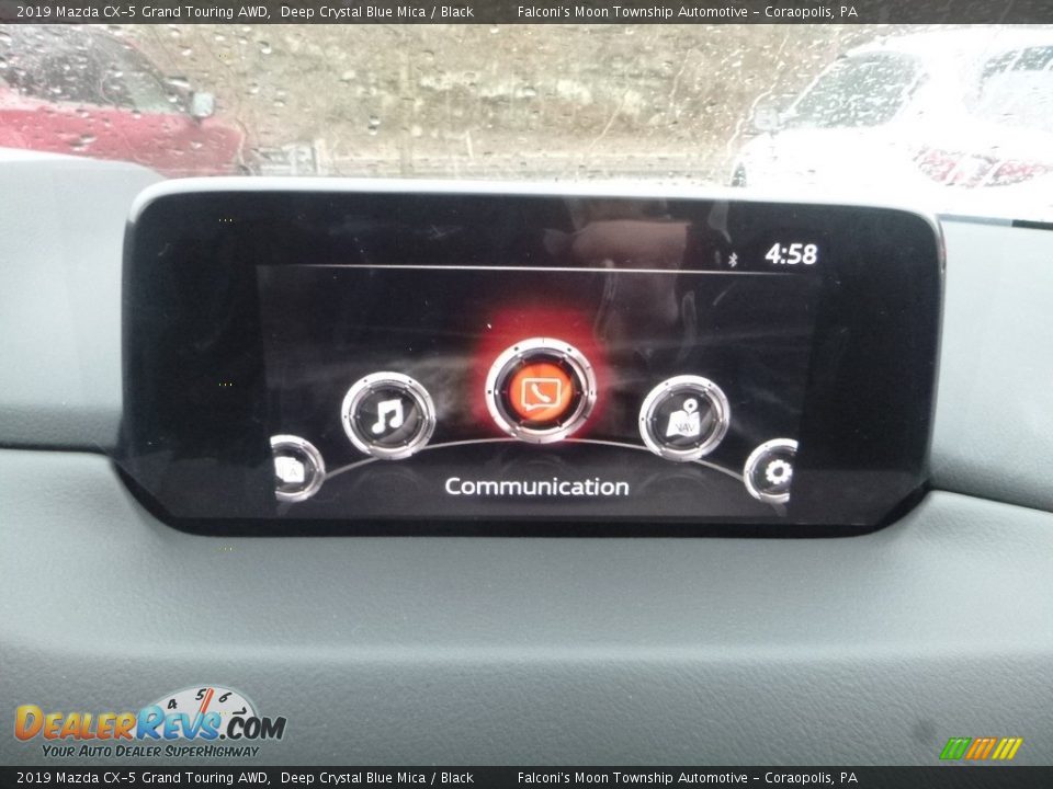 2019 Mazda CX-5 Grand Touring AWD Deep Crystal Blue Mica / Black Photo #13